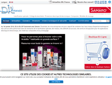 Tablet Screenshot of dilfrance.com